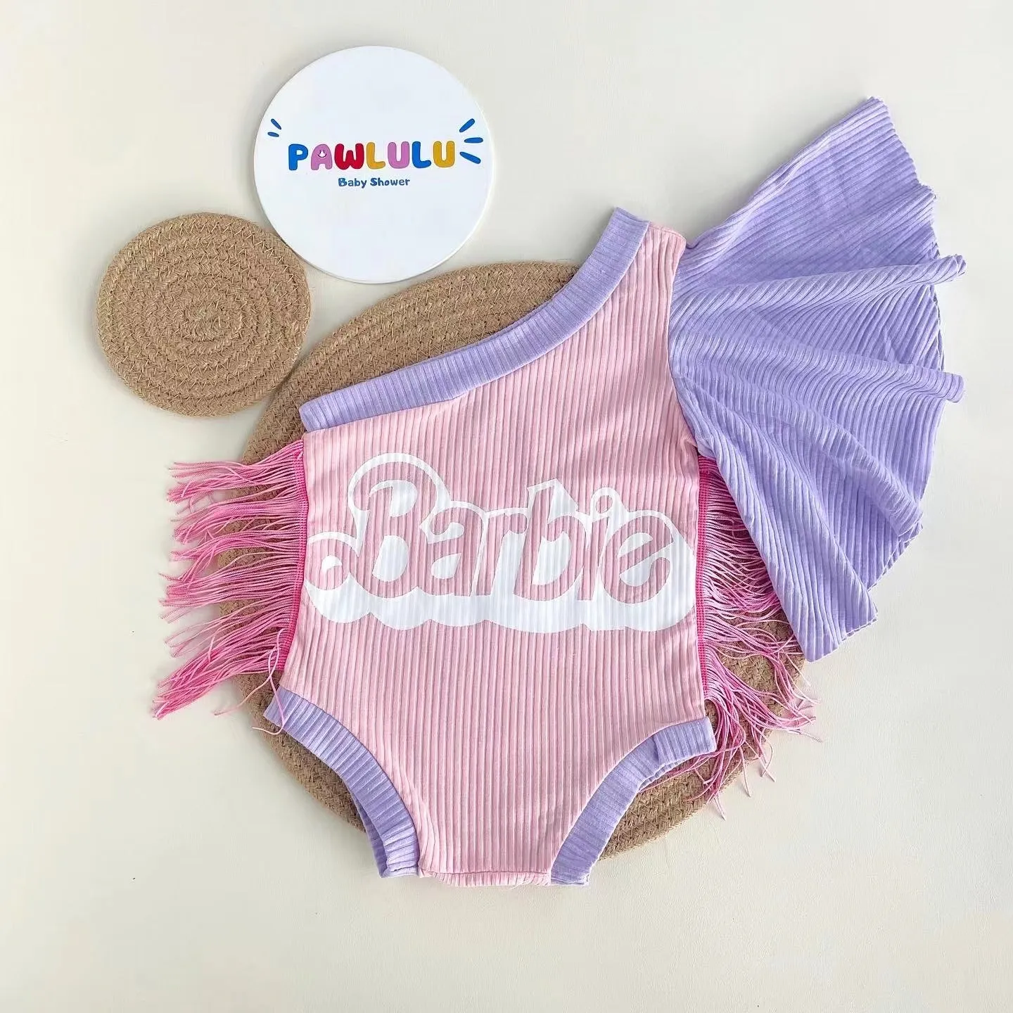 6M Baby Pink Romper