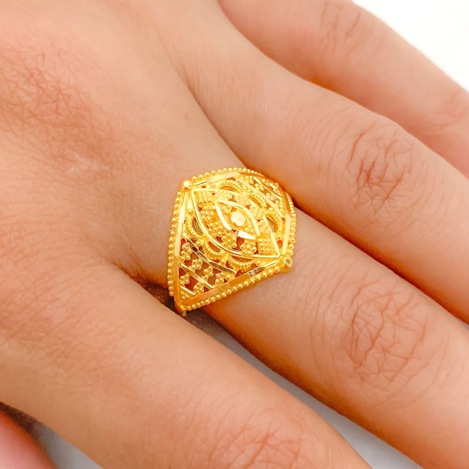 Adorable Yellow Gold Ring