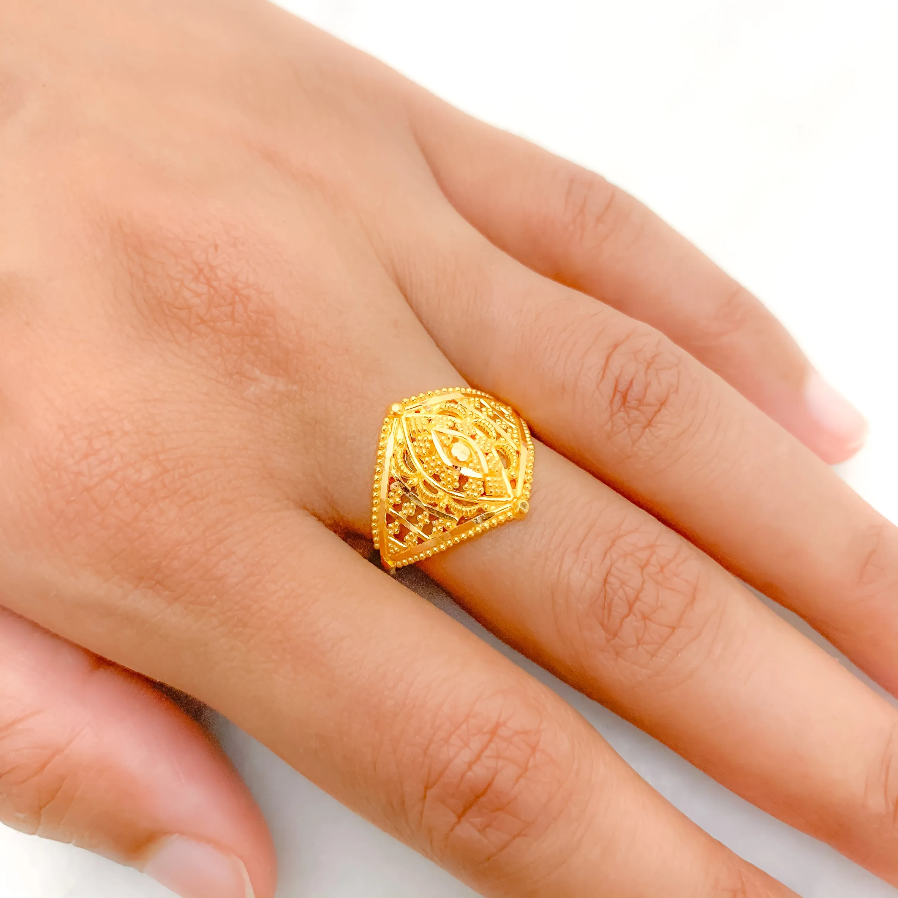 Adorable Yellow Gold Ring