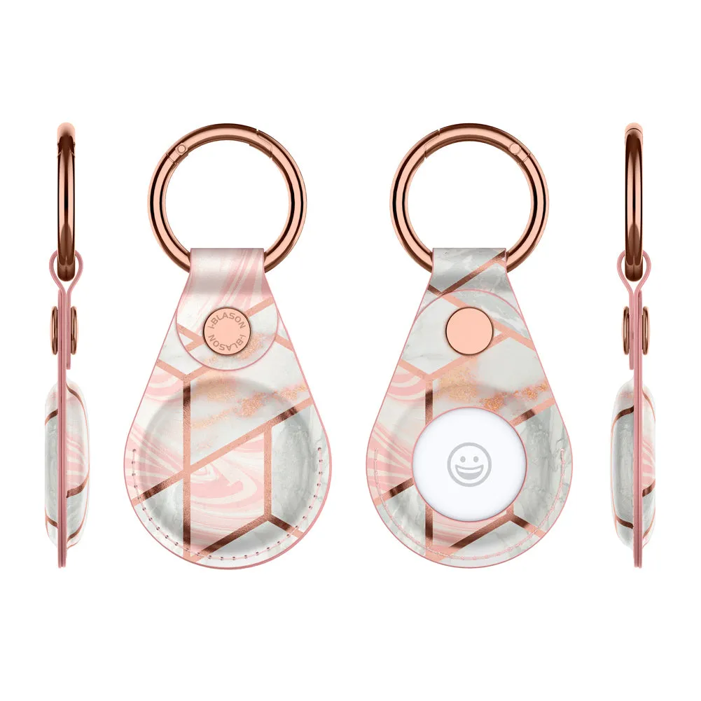 AirTag Cosmo Case - Marble Pink (1 Pack)