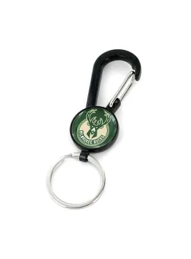 Aminco Global Logo Metal Milwaukee Bucks Carabiner