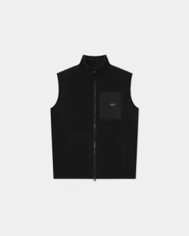 Bishop Fleece Vest, Men - Black Onyx