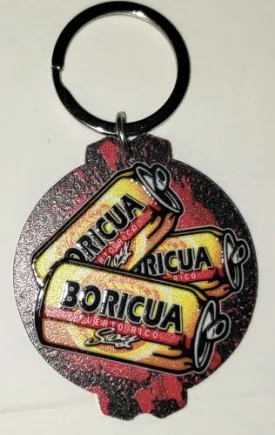 Boricua Soy Keychain