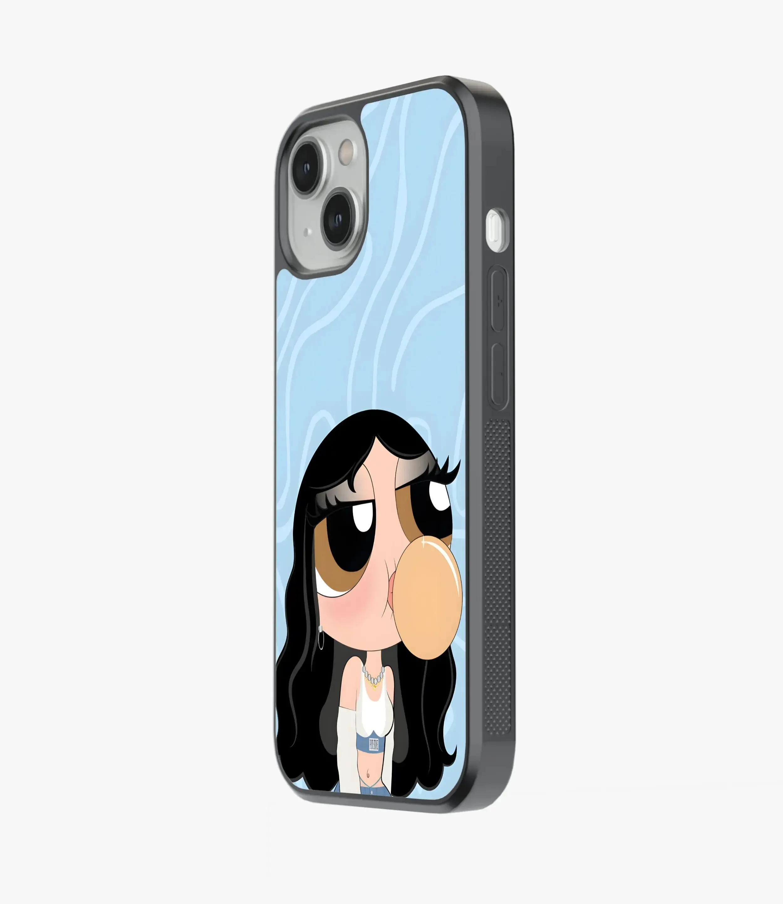 Boss Babe Blue Glass Phone Case