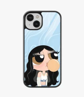 Boss Babe Blue Glass Phone Case