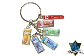 CANADIAN MONEY  Keychain