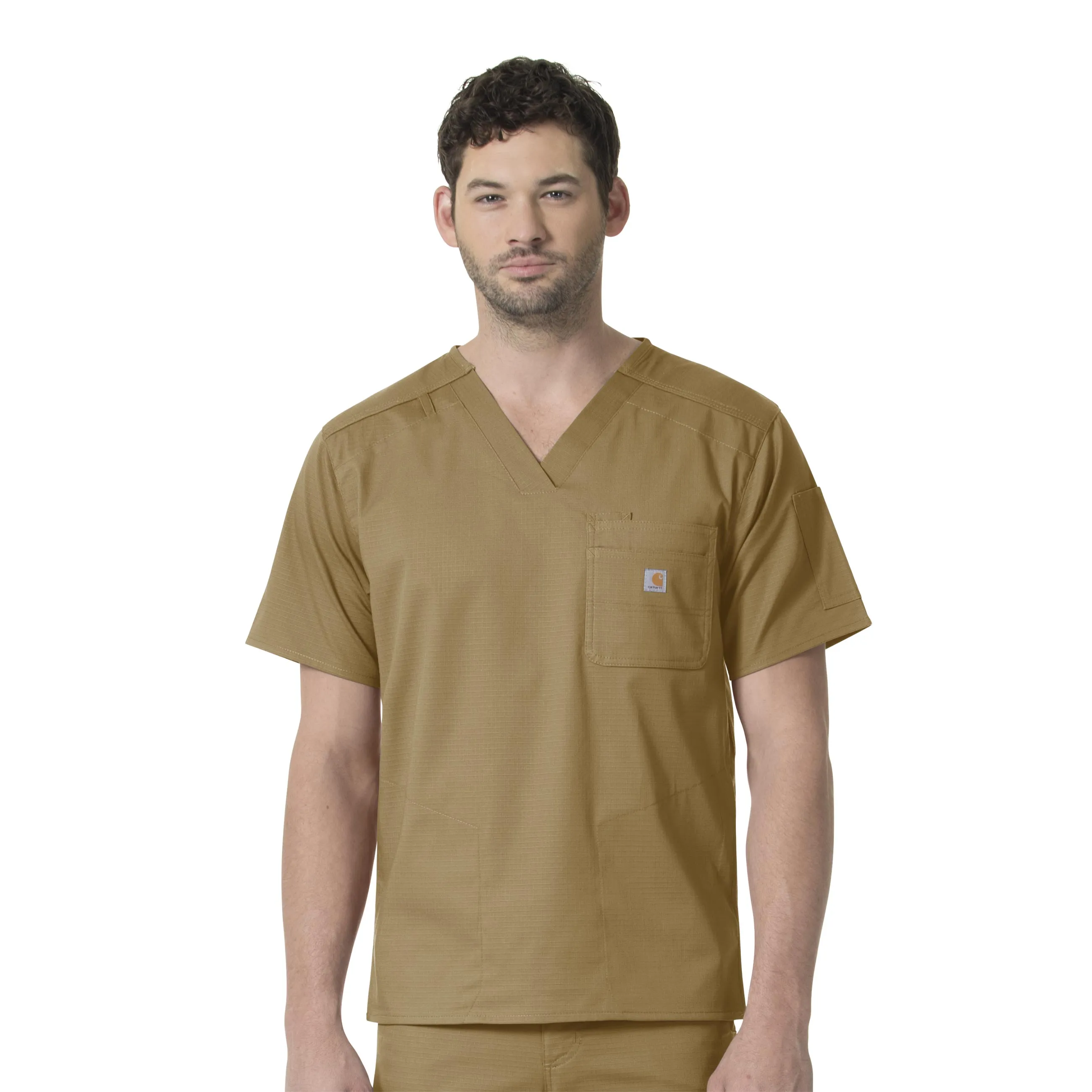 Carhartt RUGGED FLEX RIPSTOP - Men's Slim Fit 6 Pocket Scrub Top C16418