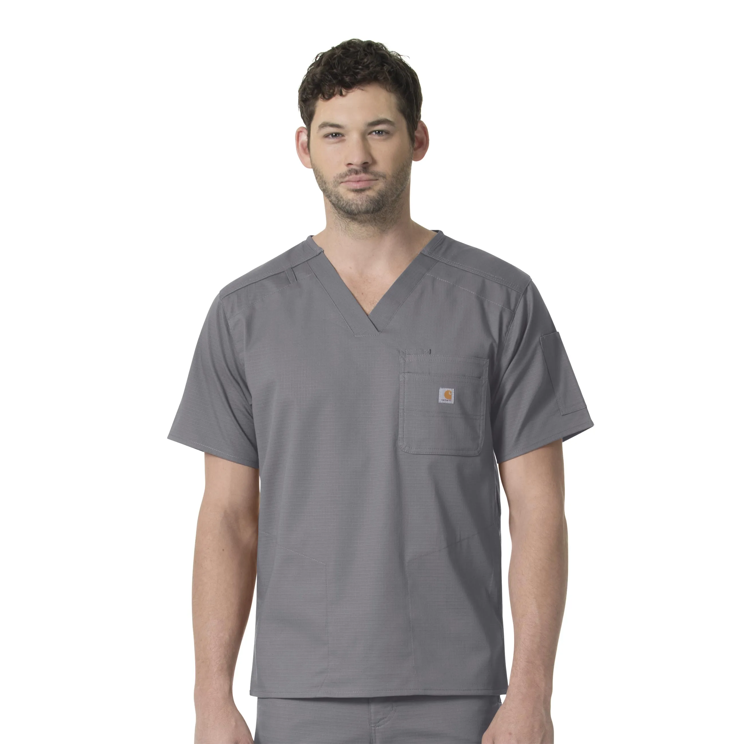 Carhartt RUGGED FLEX RIPSTOP - Men's Slim Fit 6 Pocket Scrub Top C16418