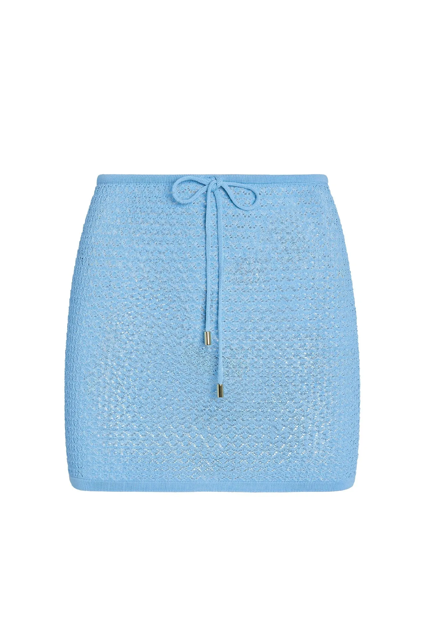 Cartagena Skirt - Ibiza Blue Lace Crochet