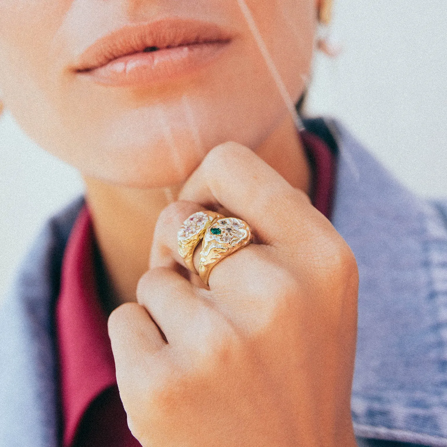 Clementine Echtgold Ring