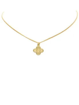 Clover Pendant Necklace - Gold