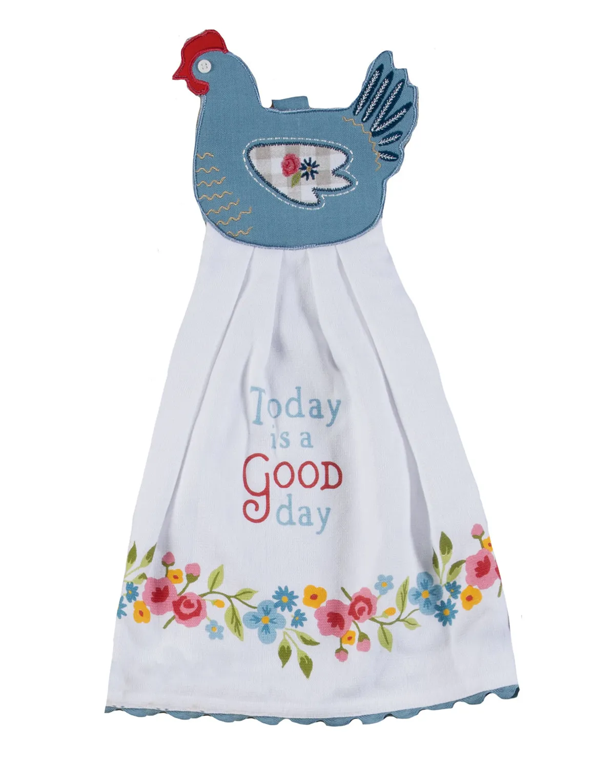 Countryside Rooster Hang-Ups Dual-Purpose Terry Towel