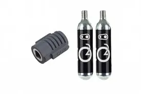 Crankbrothers 2x 16g CO2 Cartridge   Klic Pump Inflator Head