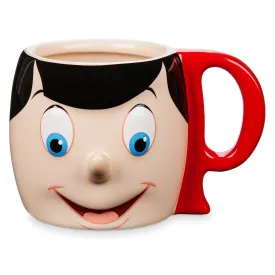 Disney Pinocchio Face Figural Mug