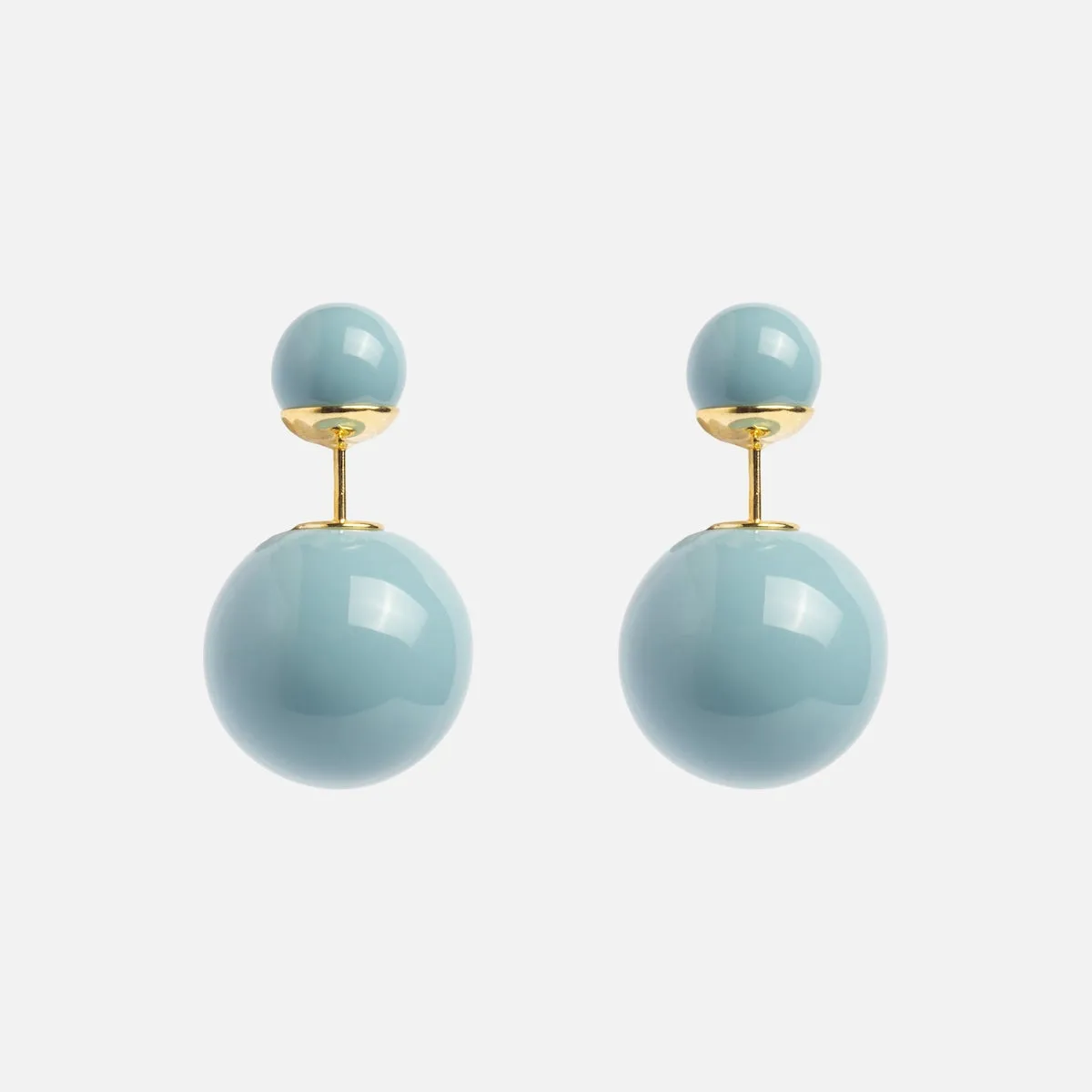 Double Ball Earrings