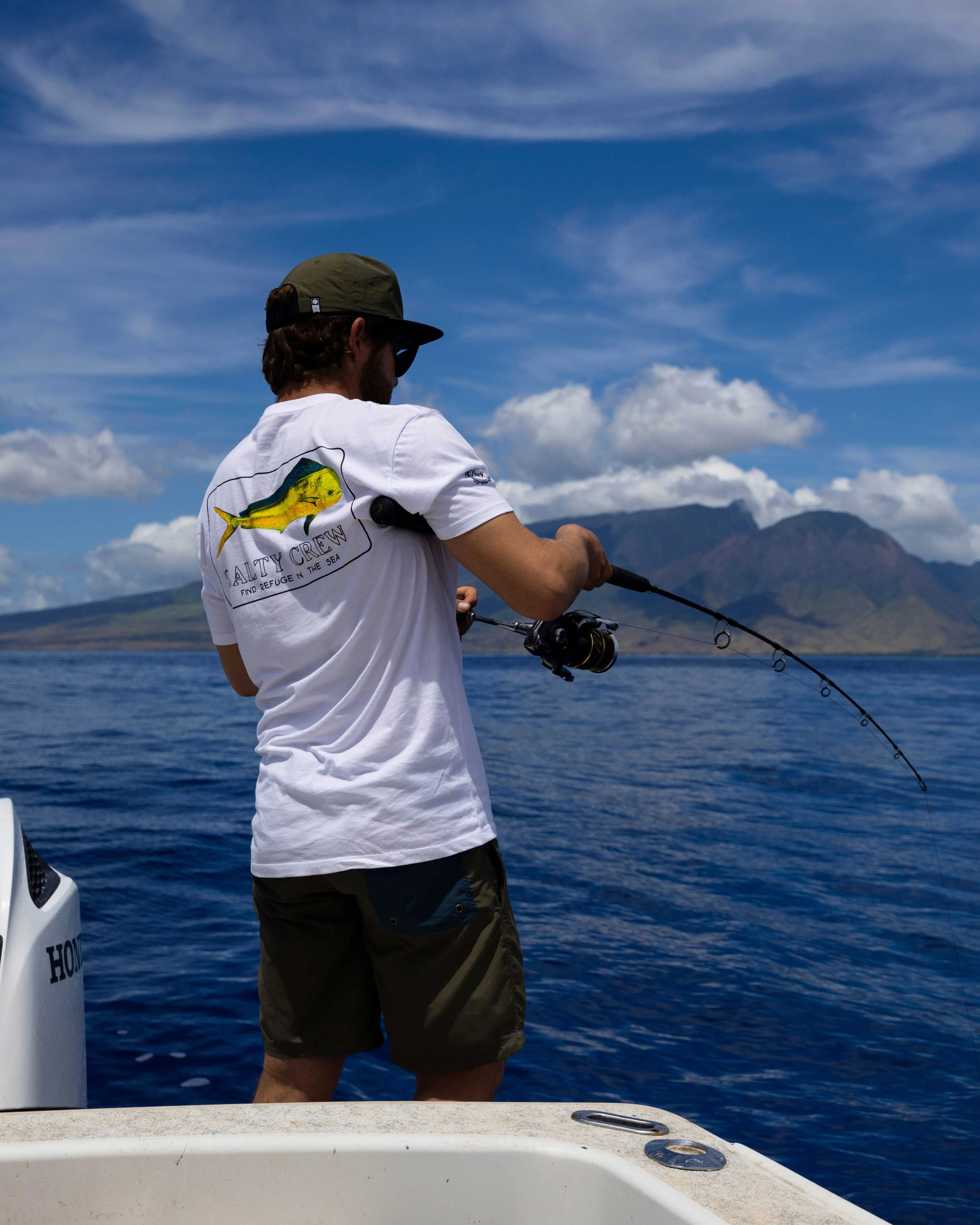 Golden Mahi White S/S Premium Tee