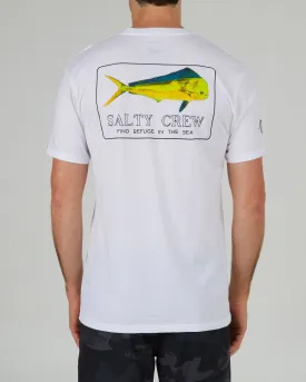 Golden Mahi White S/S Premium Tee