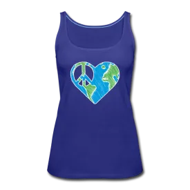 I Heart Peace- Women’s Premium Tank Top