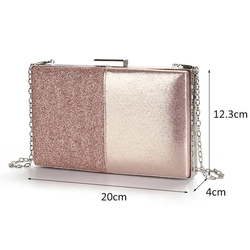 Luxy Moon Women's Evening Clutch Leather Wedding Party Bag