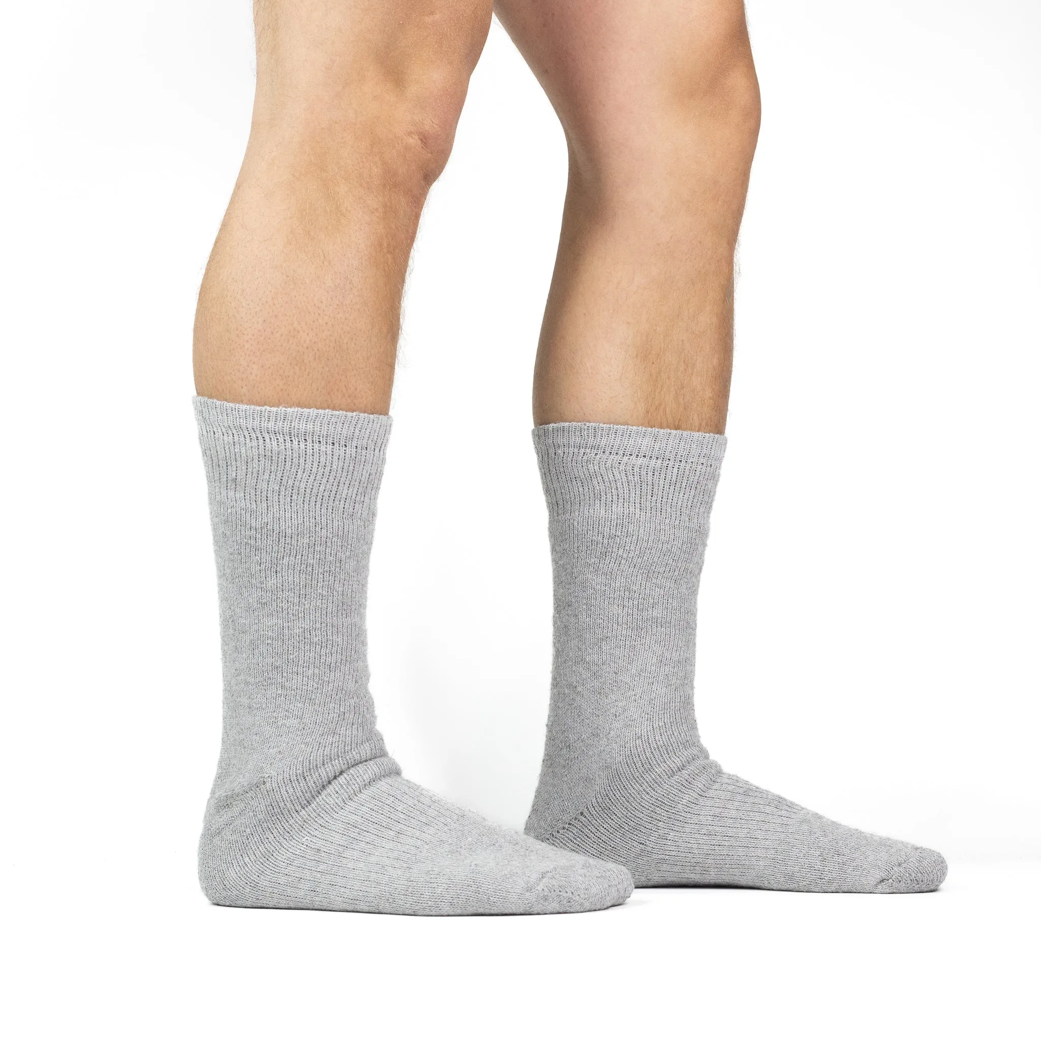 Men's Heavy Duty Thermal Heavyweight Crew Work Sock - 2 Pack