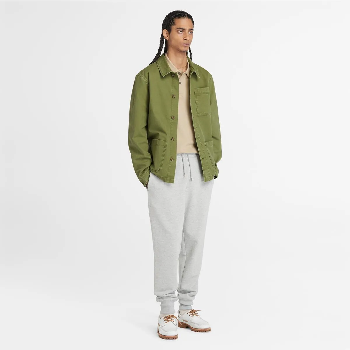 Men's Washed Canvas Chore Jacket