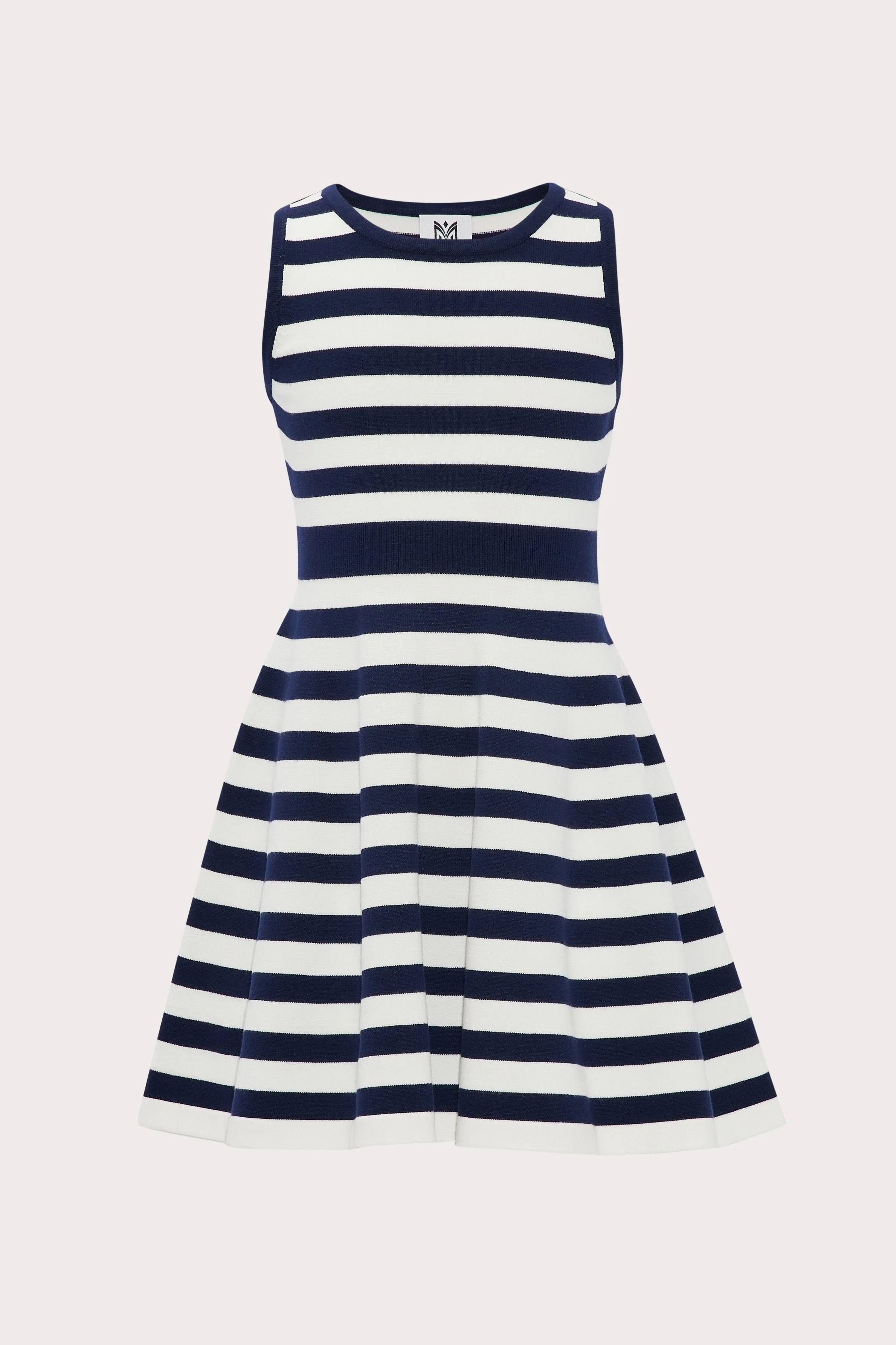 Milly Minis Striped Fit And Flare Dress