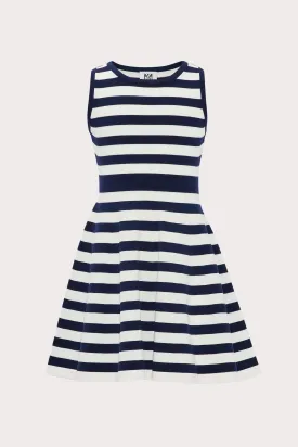 Milly Minis Striped Fit And Flare Dress