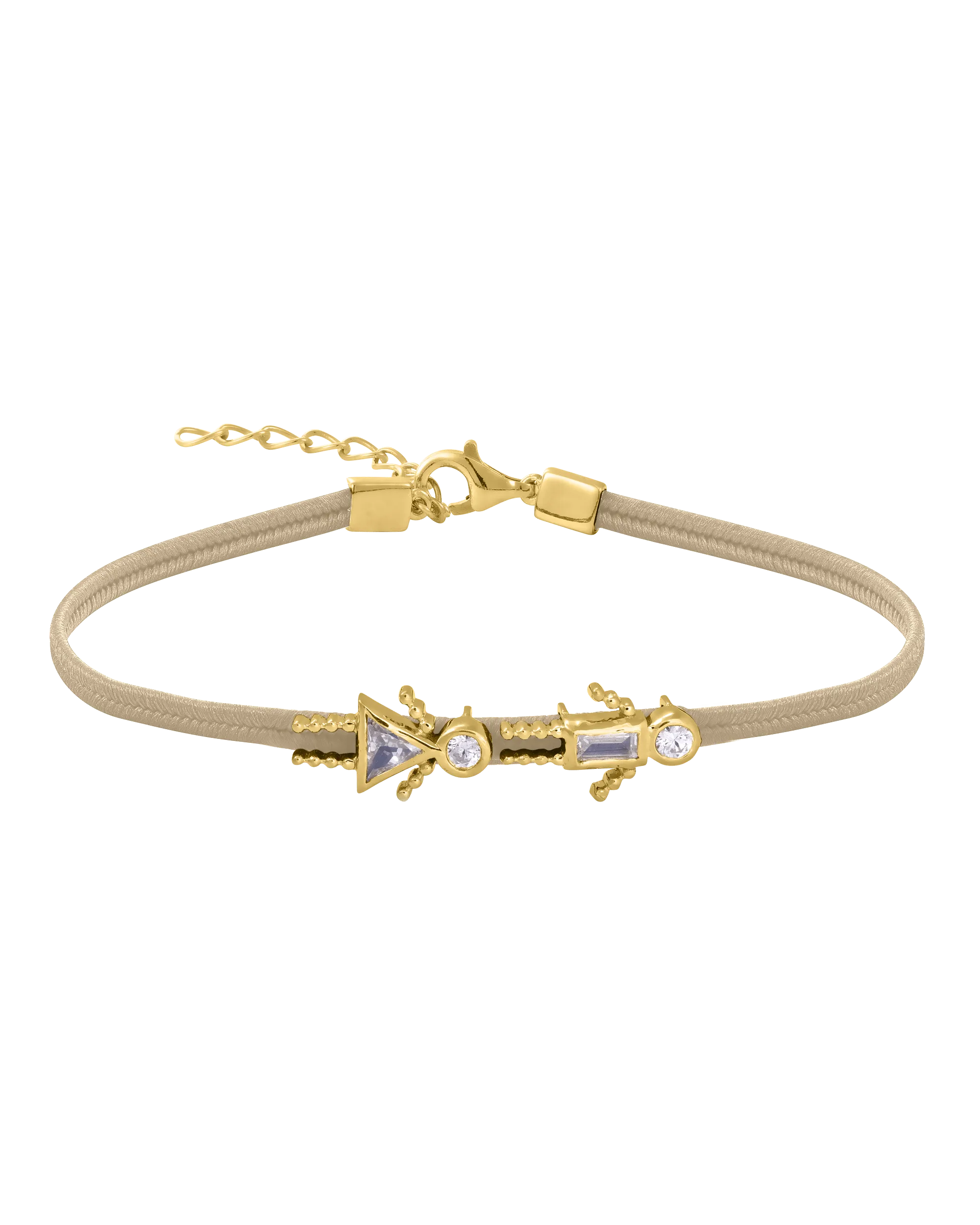 Mini Me Cord Bracelet - 18K Gold Vermeil