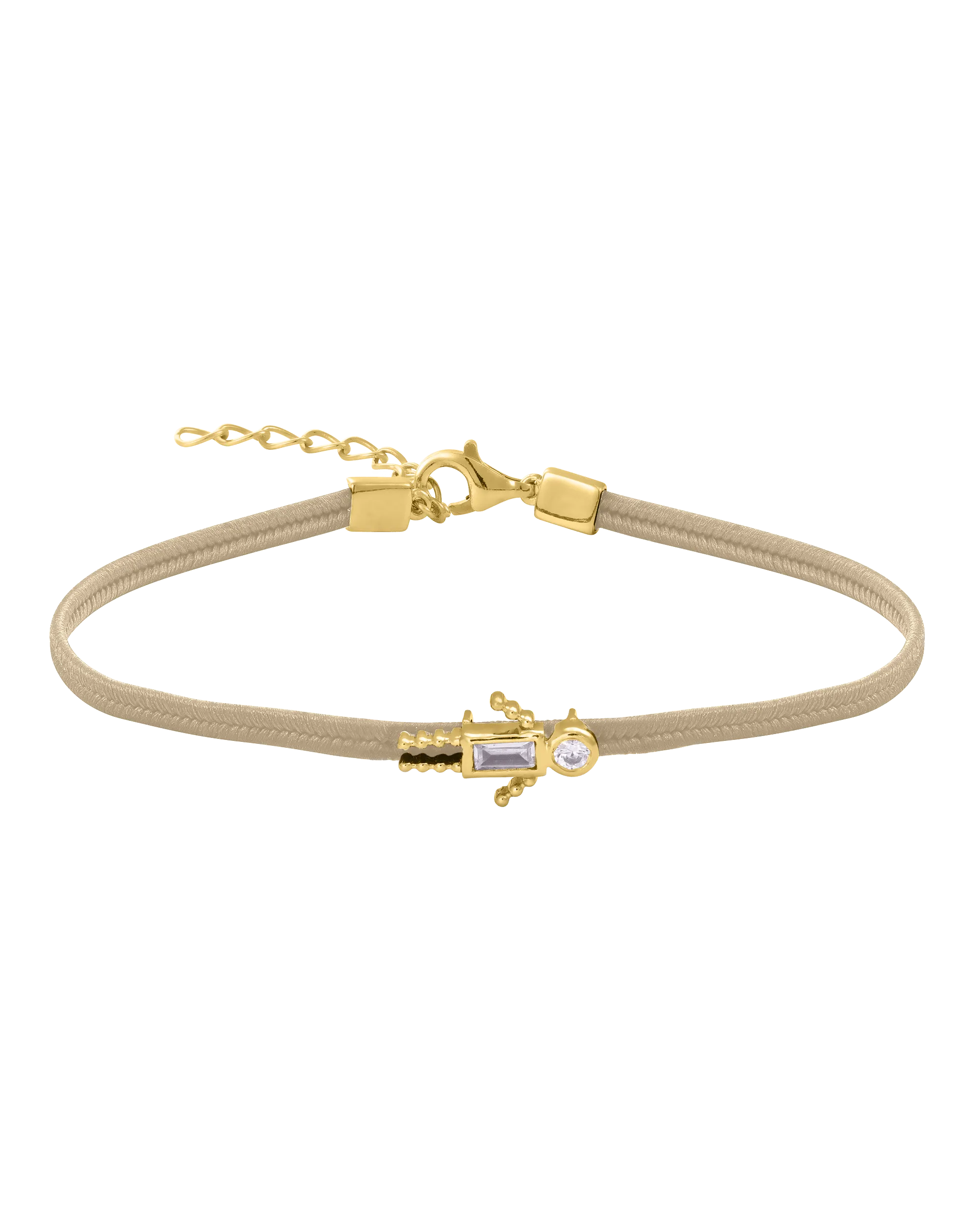 Mini Me Cord Bracelet - 18K Gold Vermeil