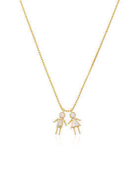 Mini Me Necklace - 18K Gold Vermeil