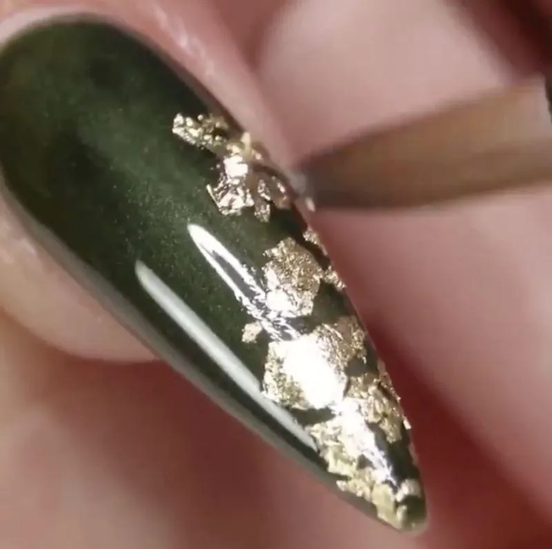 Nail Art Leaf Foil