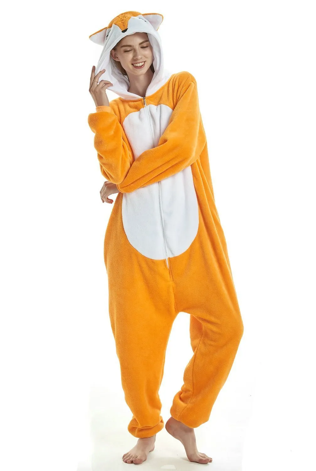 New Fox Kigurumi Onesies Pajamas For Adult Costumes