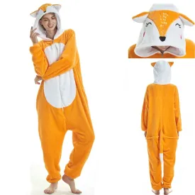 New Fox Kigurumi Onesies Pajamas For Adult Costumes