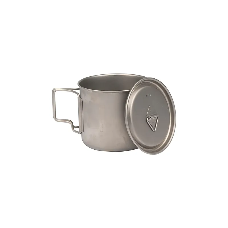 Olicamp Space Saver Mug with Lid (Titanium)