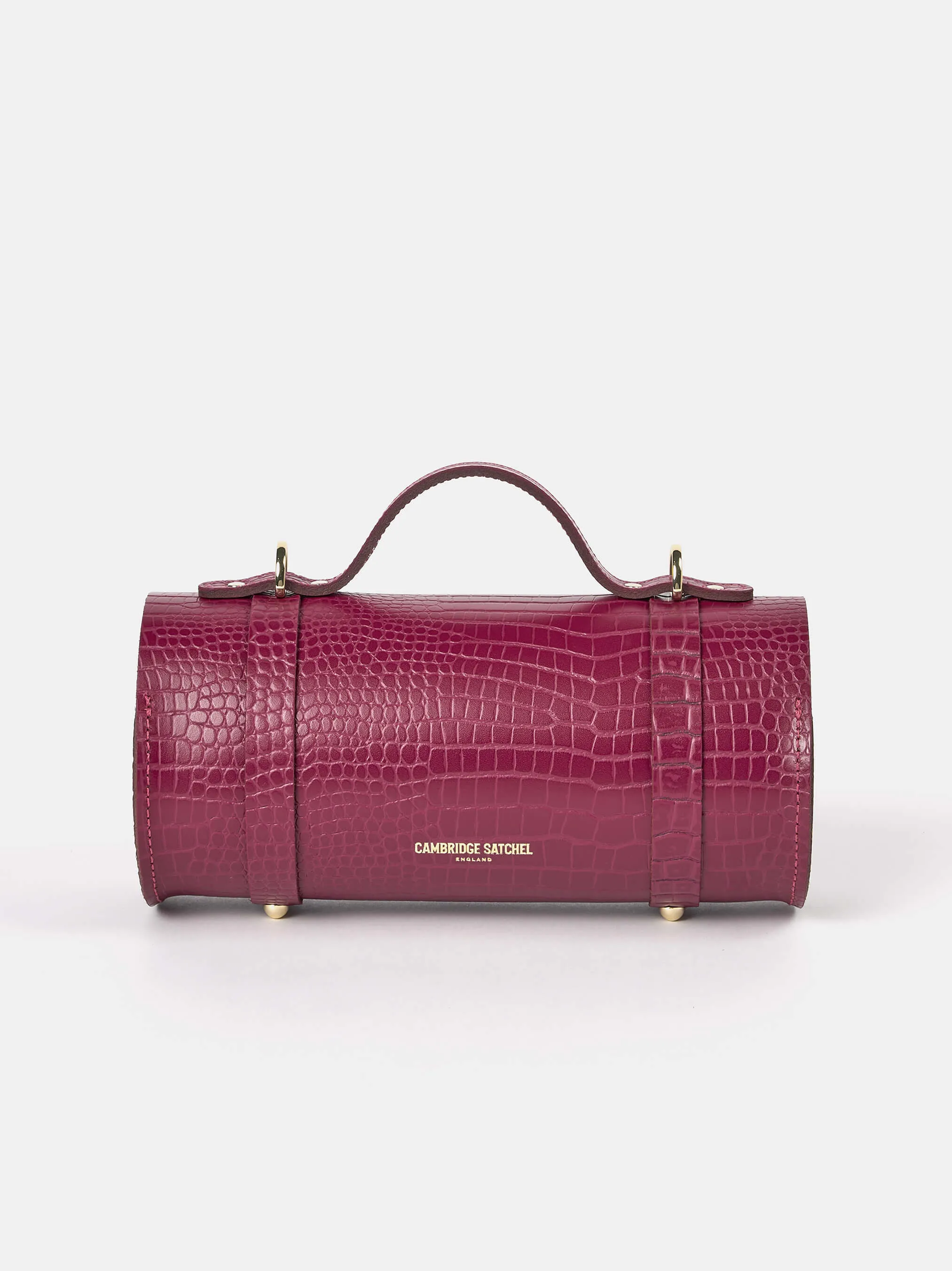 The Bowls Bag - Magenta Croc