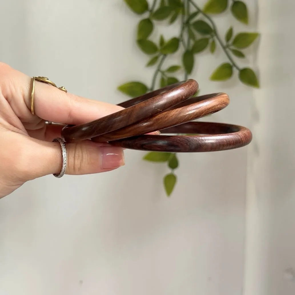 Woodstock • Wood Bangle Set of 3